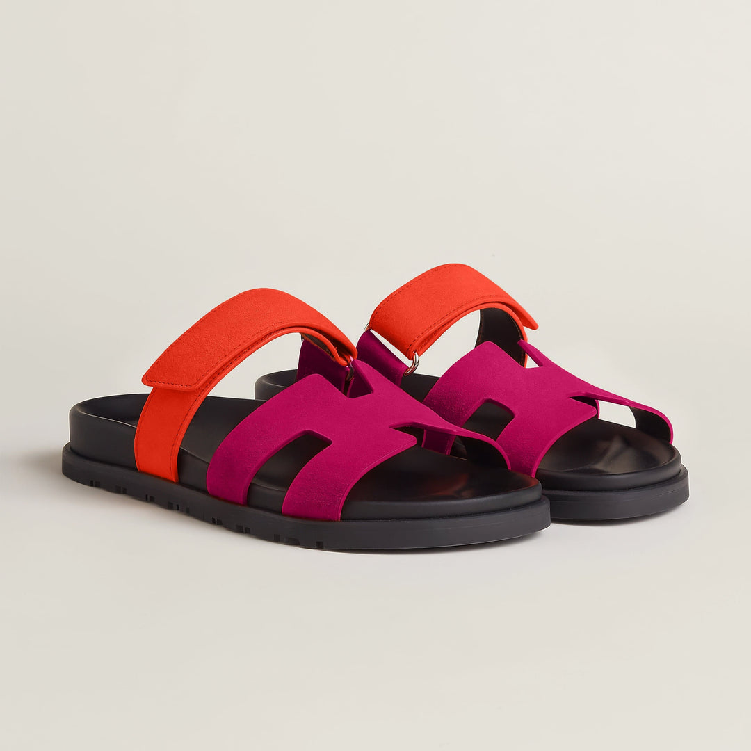Men’s Double-Strap Sandals | Comfortable Rubber-Sole Summer Shoes