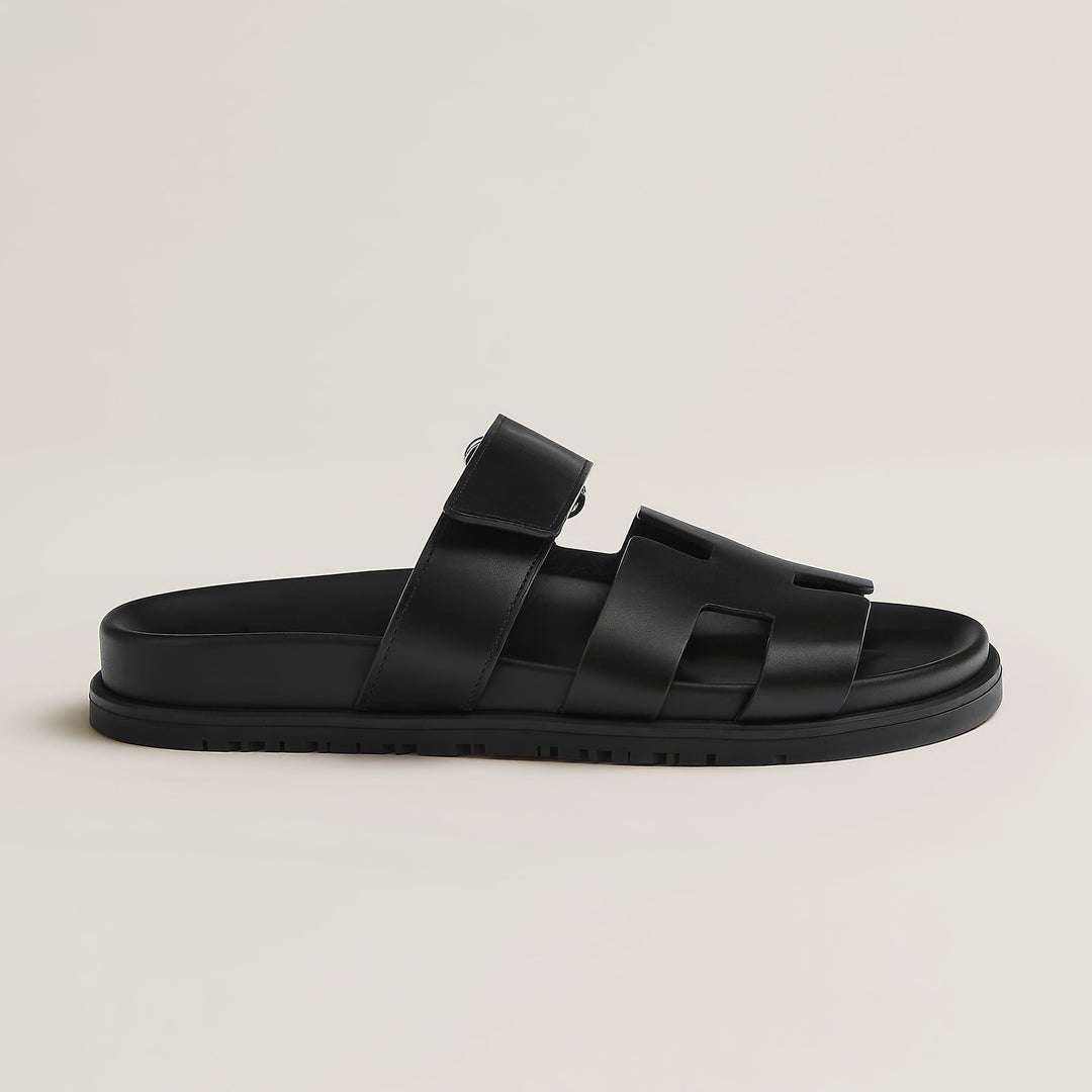 Men’s Double-Strap Sandals | Comfortable Rubber-Sole Summer Shoes