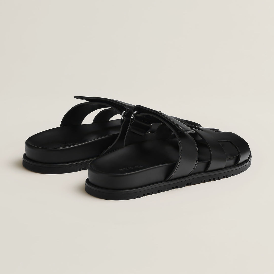 Men’s Double-Strap Sandals | Comfortable Rubber-Sole Summer Shoes
