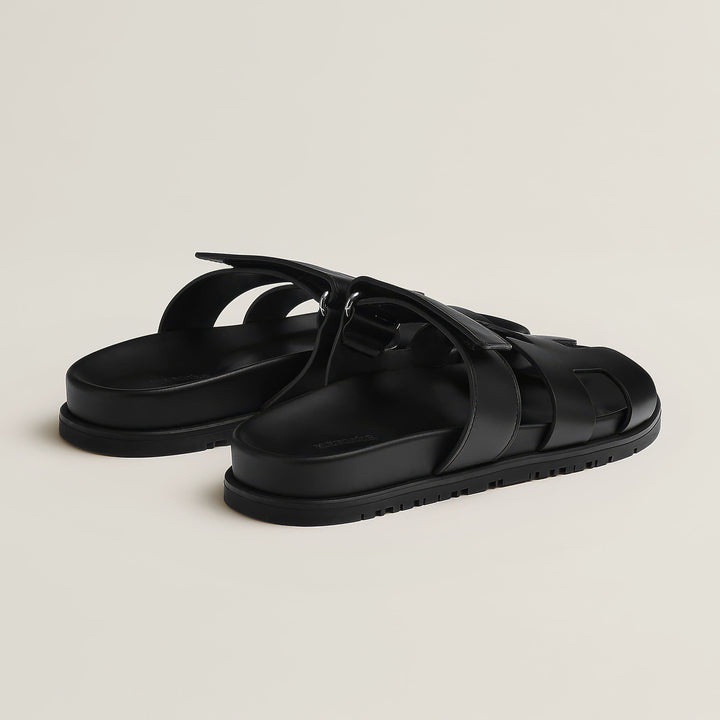 Men’s Double-Strap Sandals | Comfortable Rubber-Sole Summer Shoes