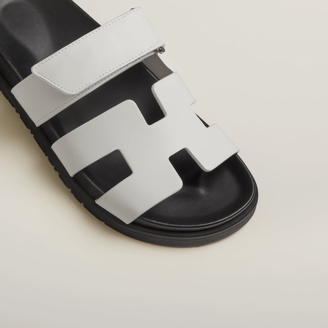 Men’s Double-Strap Sandals | Comfortable Rubber-Sole Summer Shoes