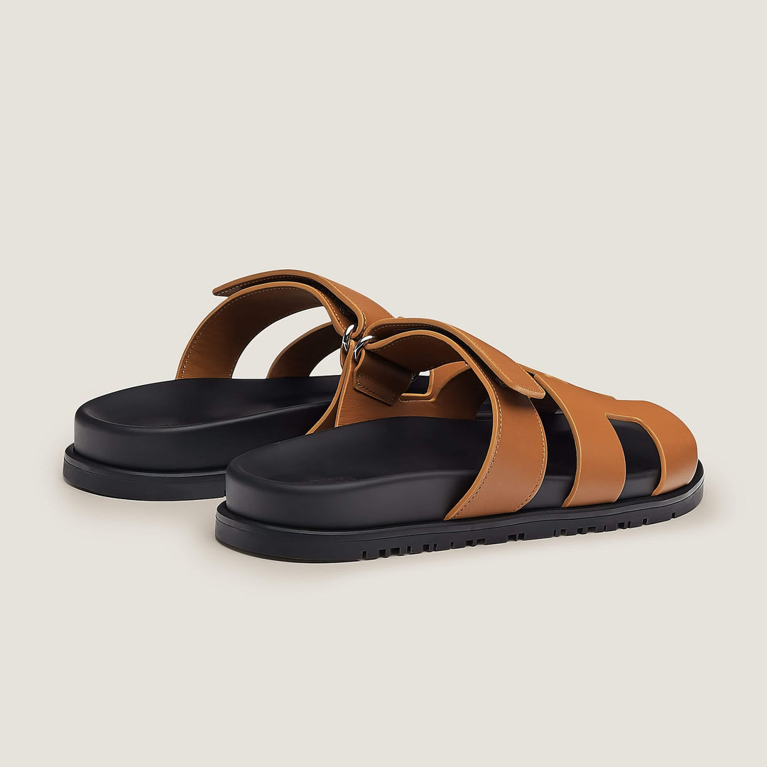 Men’s Double-Strap Sandals | Comfortable Rubber-Sole Summer Shoes