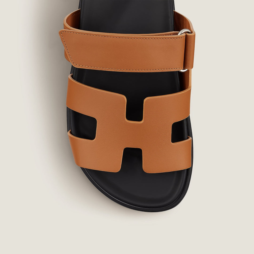 Men’s Double-Strap Sandals | Comfortable Rubber-Sole Summer Shoes