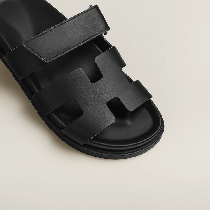 Men’s Double-Strap Sandals | Comfortable Rubber-Sole Summer Shoes