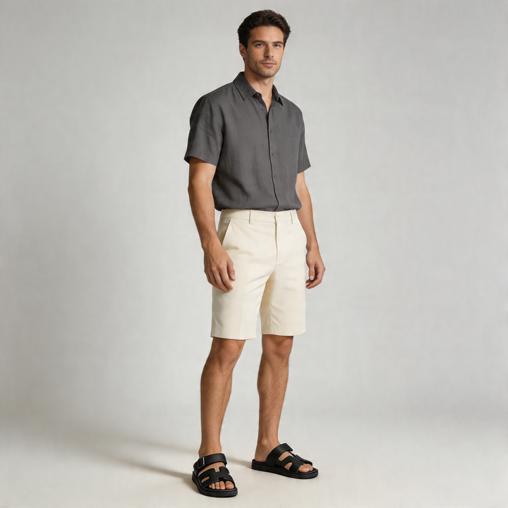 Men’s Double-Strap Sandals | Comfortable Rubber-Sole Summer Shoes