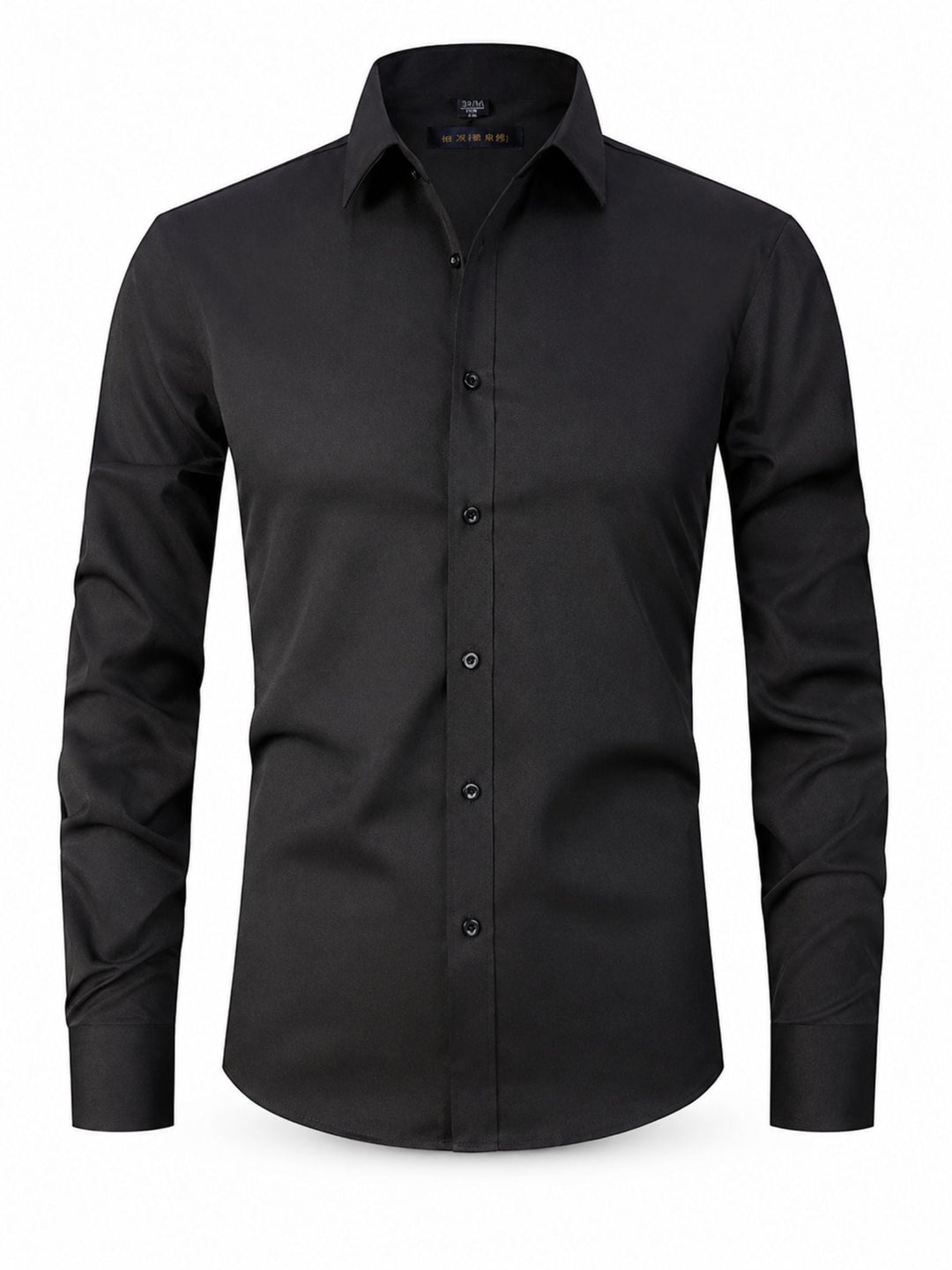 Cămașă-rochie elastică pentru bărbați | Croială slim, stil pentru nunți și ocazii formale