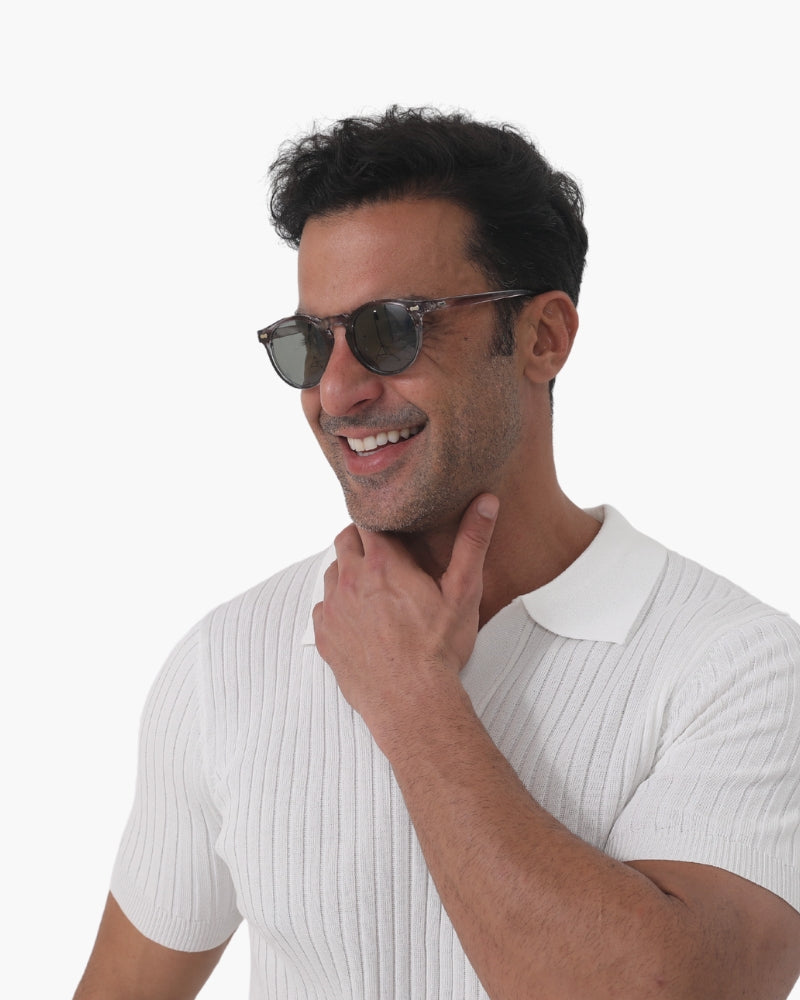 Men’s Round Polarized Sunglasses | Old Money Classic Style