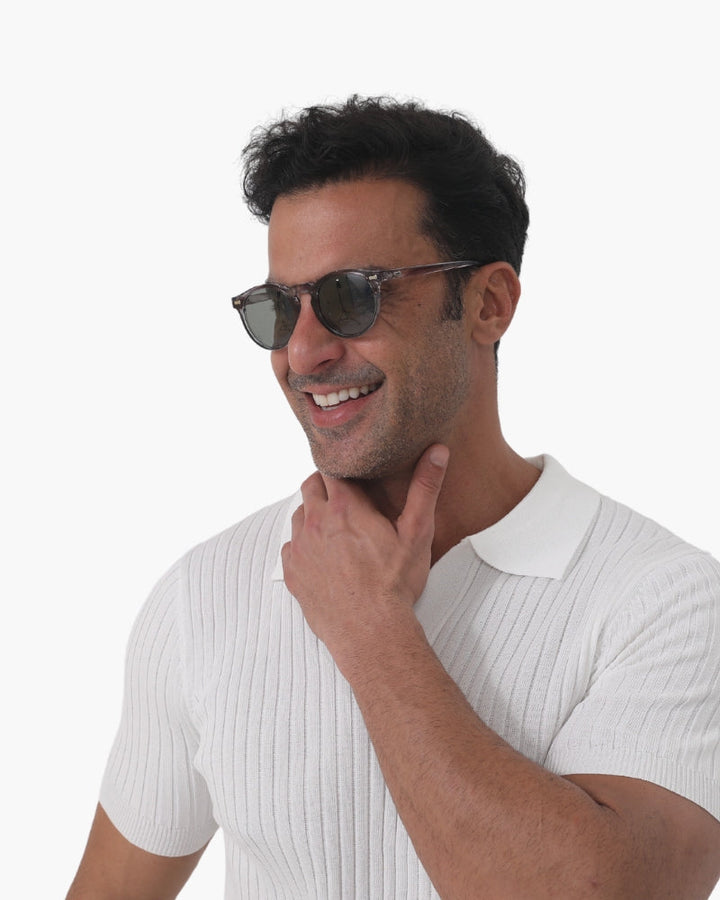 Men’s Round Polarized Sunglasses | Old Money Classic Style