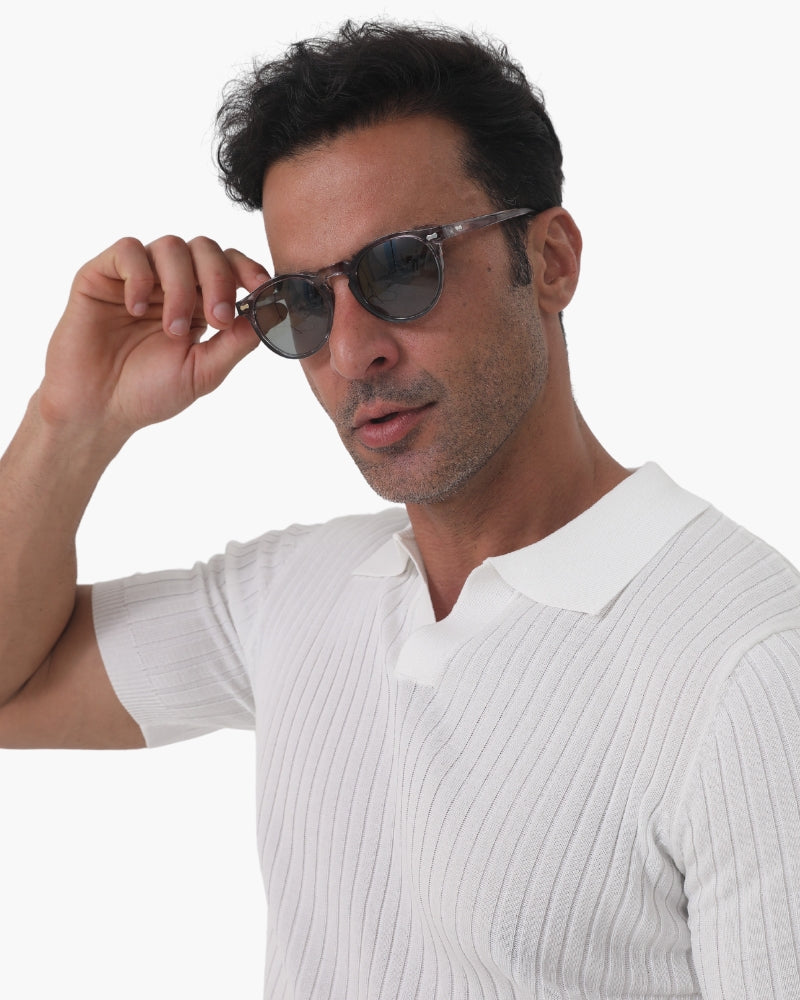 Men’s Round Polarized Sunglasses | Old Money Classic Style