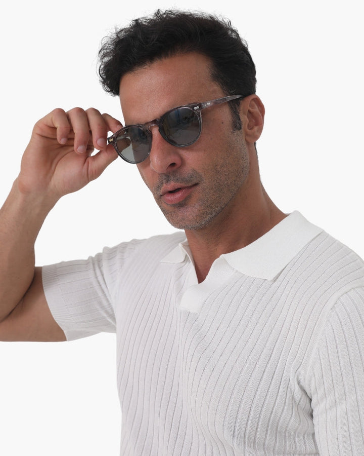Men’s Round Polarized Sunglasses | Old Money Classic Style