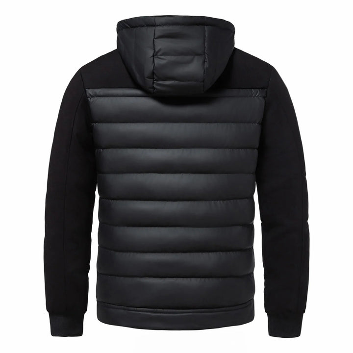 Herre Sort Hætte Cardigan Jakke