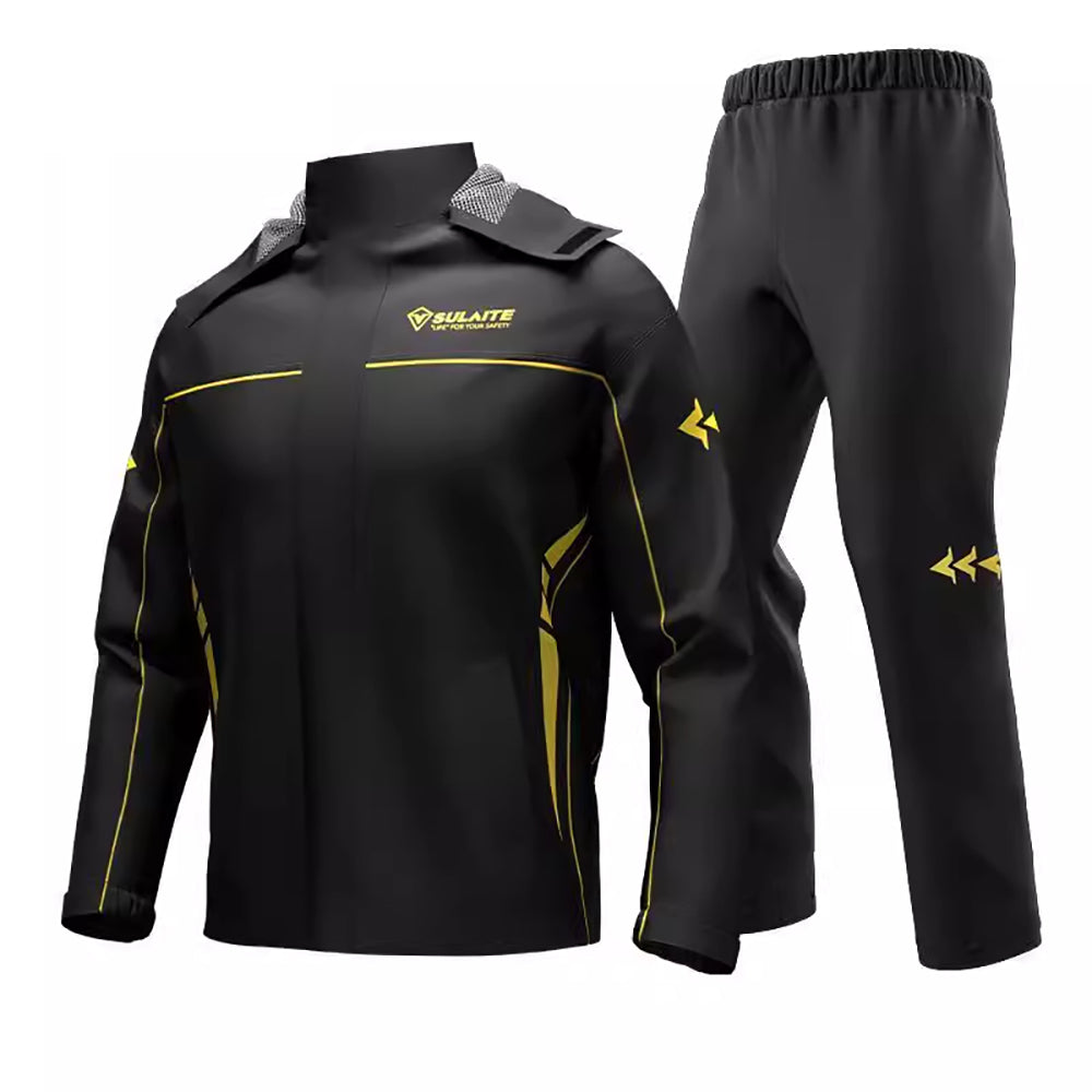 Ensemble de pluie imperméable pour homme | Tenue d’extérieur légère, prête pour les intempéries