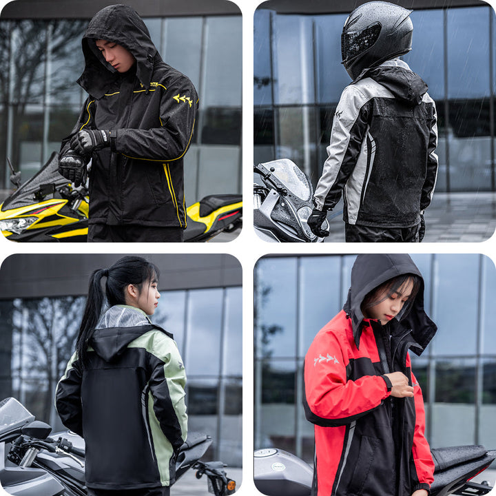 Ensemble de pluie imperméable pour homme | Tenue d’extérieur légère, prête pour les intempéries