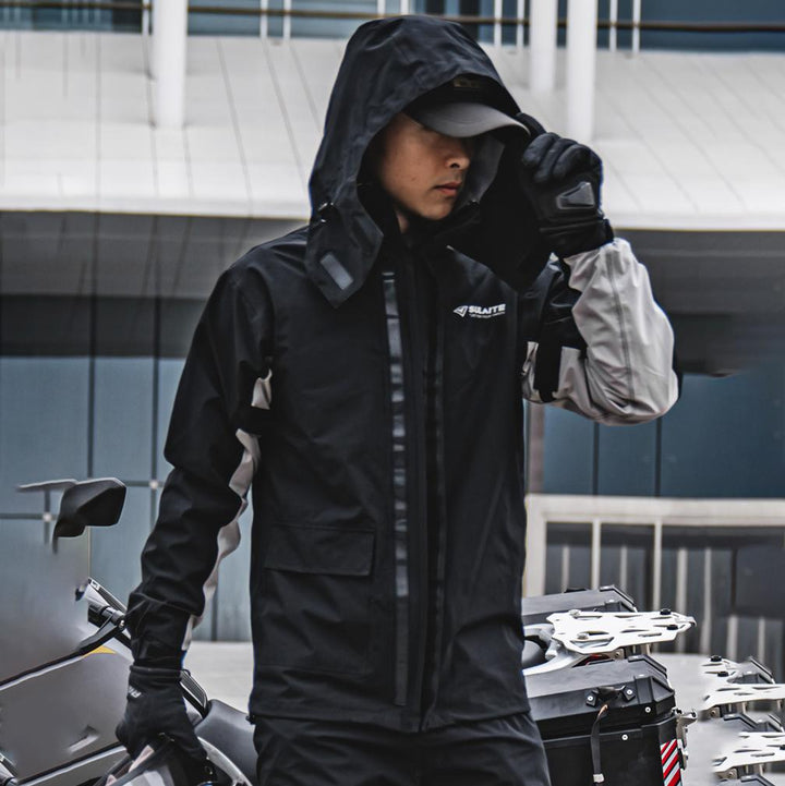 Ensemble de pluie imperméable pour homme | Tenue d’extérieur légère, prête pour les intempéries