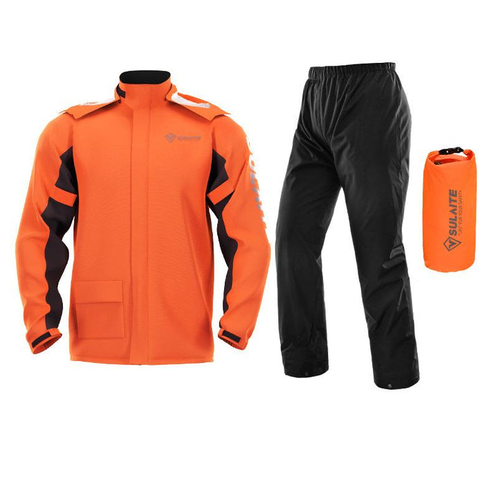 Ensemble de pluie imperméable pour homme | Tenue d’extérieur légère, prête pour les intempéries