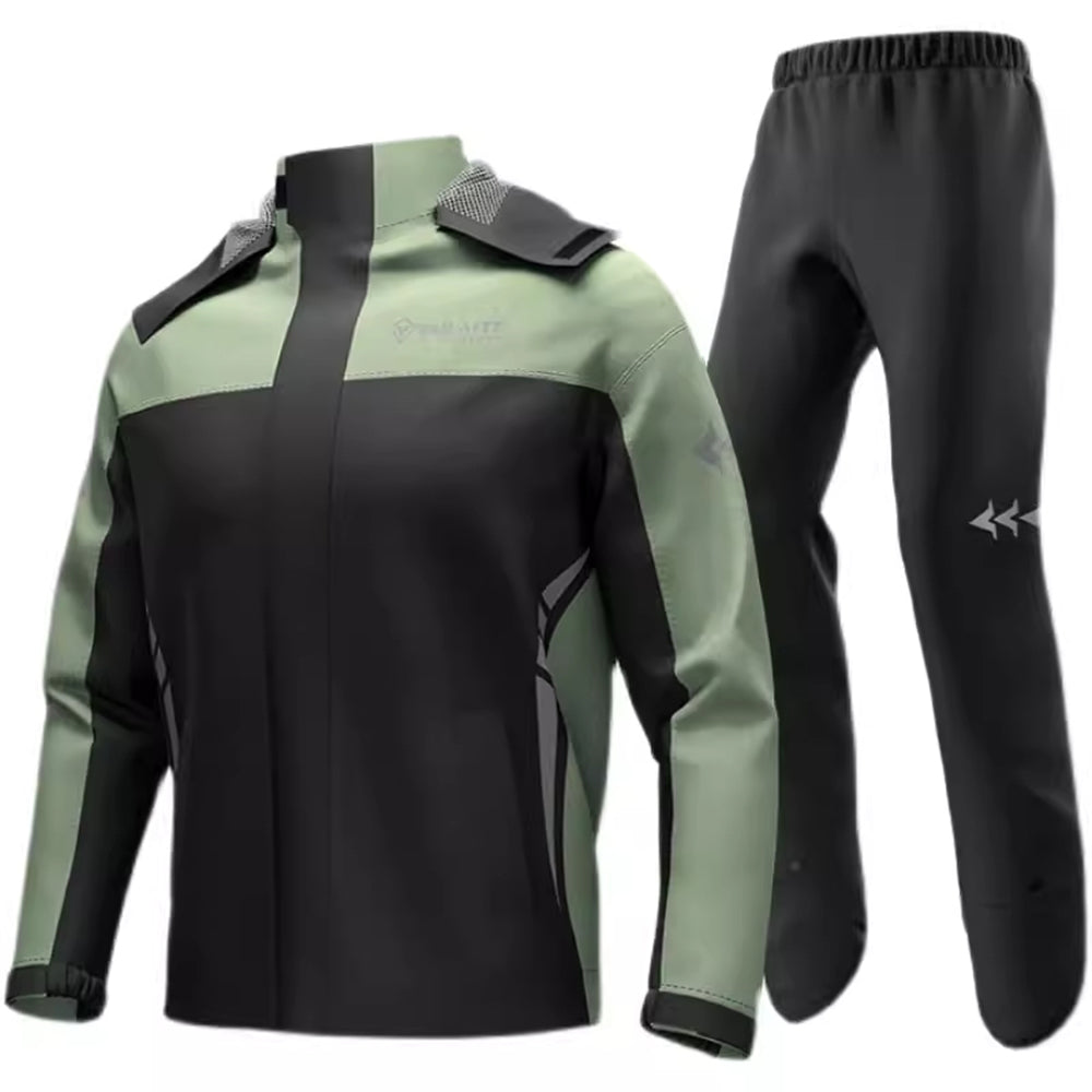Ensemble de pluie imperméable pour homme | Tenue d’extérieur légère, prête pour les intempéries