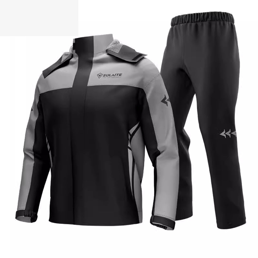 Ensemble de pluie imperméable pour homme | Tenue d’extérieur légère, prête pour les intempéries