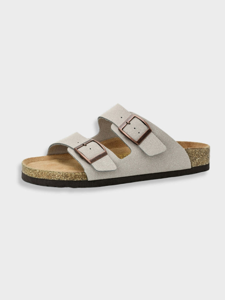 Style cuir pour homme Dias | Sandales confort à deux brides