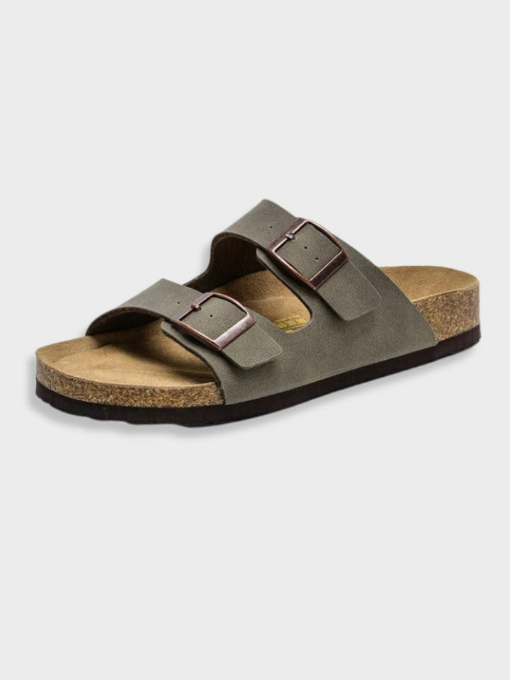 Style cuir pour homme Dias | Sandales confort à deux brides