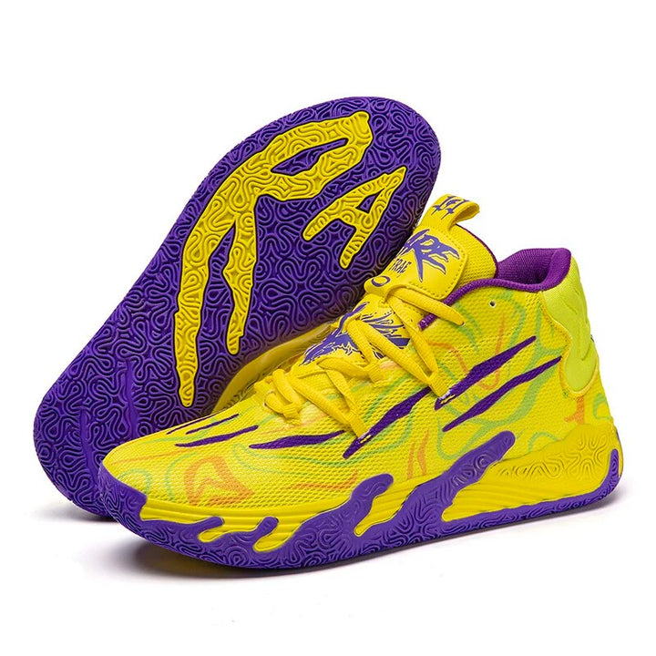 Pantofi sport de baschet pentru bărbați, cu croială înaltă | Pantofi sport antiderapanți