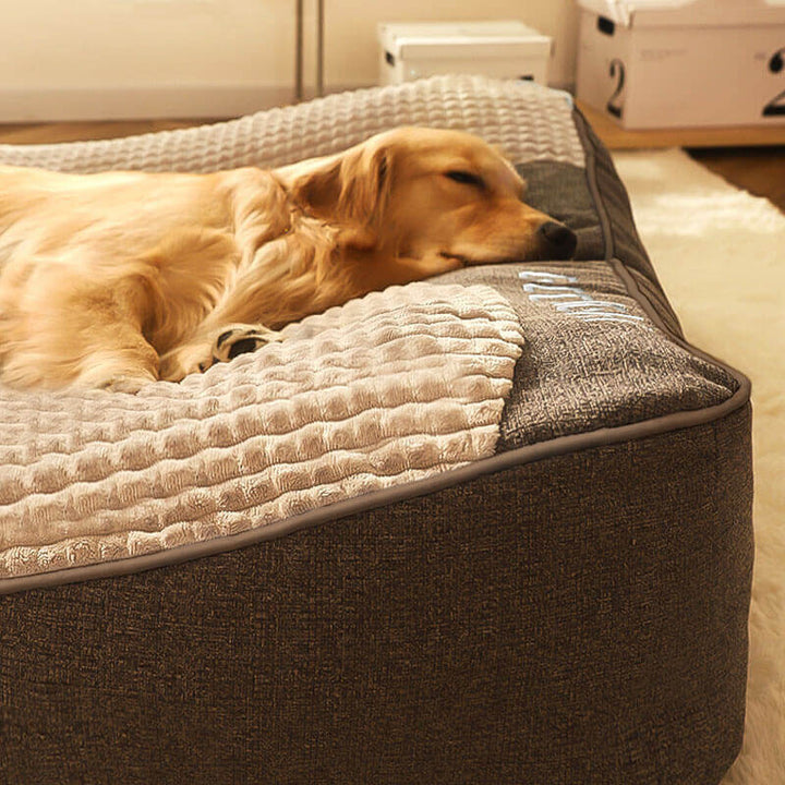Ortopædisk Hundesofa Seng | Leddene Støtte Dyreseng Med Hovedpude