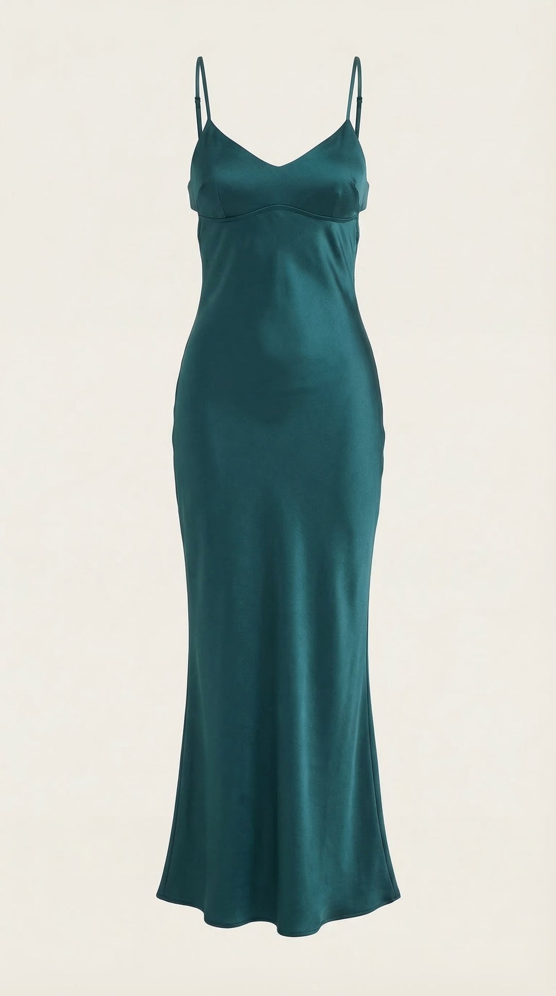 Dame V-Hals Maxikjole | Elegante Aften Anledning Slid