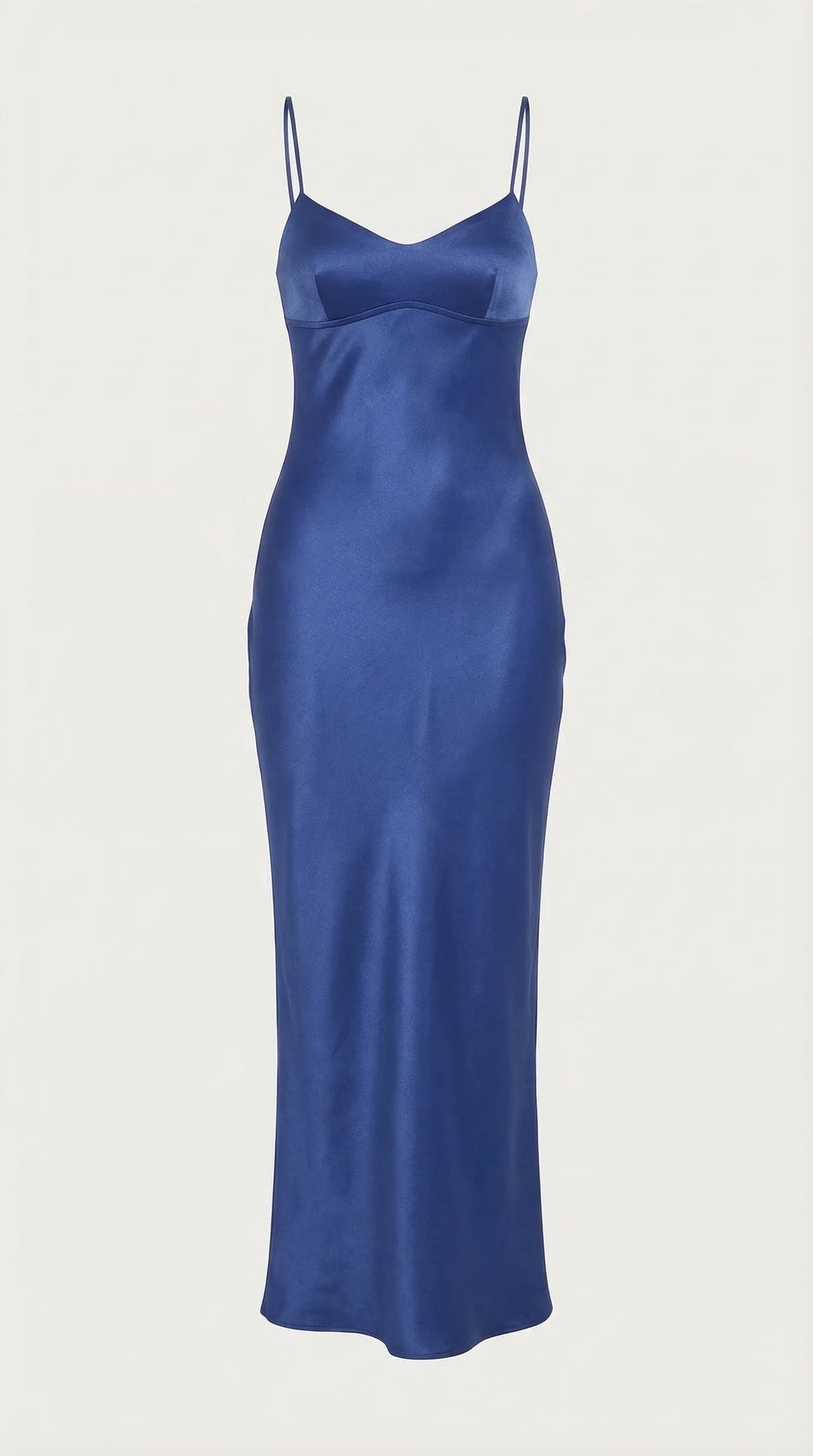 Dame V-Hals Maxikjole | Elegante Aften Anledning Slid