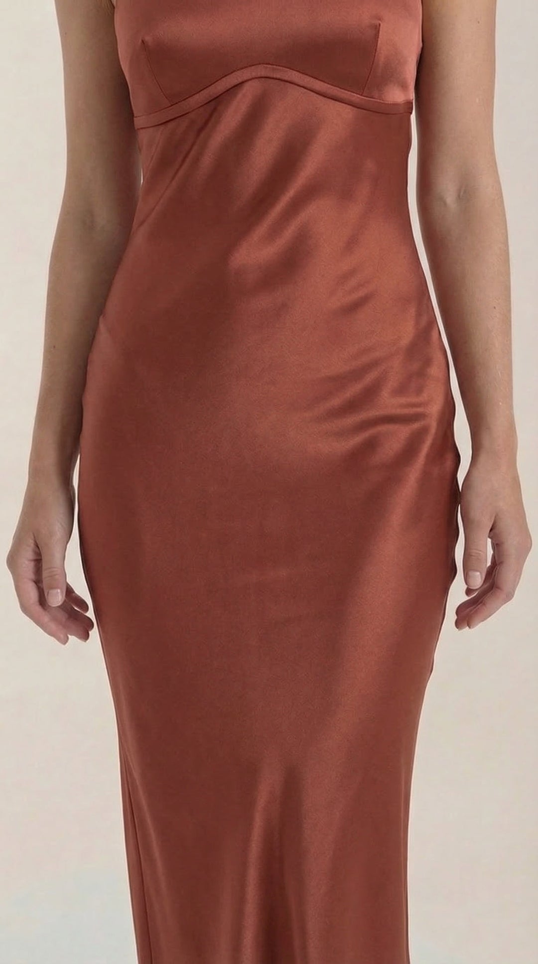 Dame V-Hals Maxikjole | Elegante Aften Anledning Slid