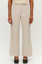 Pantalon taille haute large pour femme