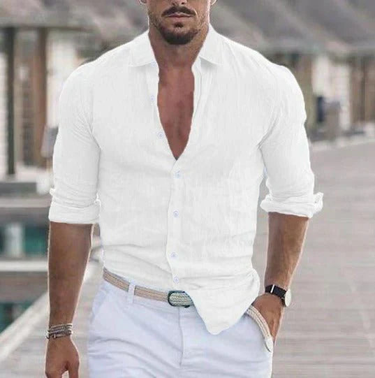 Pedro | Chemise en lin pour homme