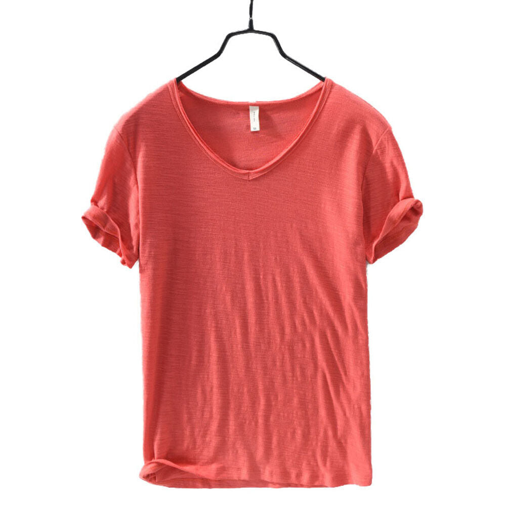 Men’s V-Neck T-Shirt | Lightweight Casual Short Sleeves