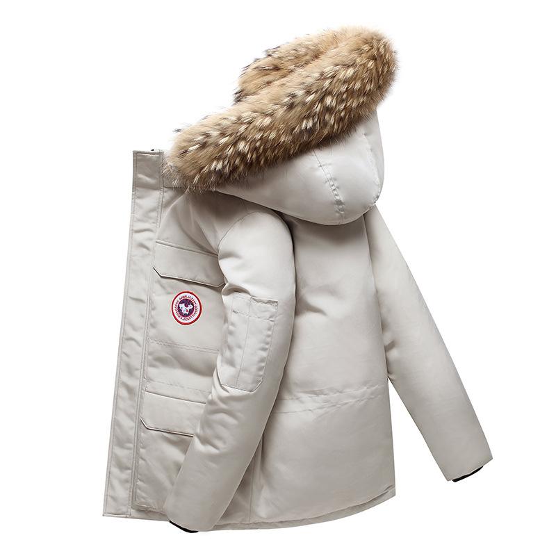 Pánská teplá polstrovaná parka | Středně dlouhá zimní bunda