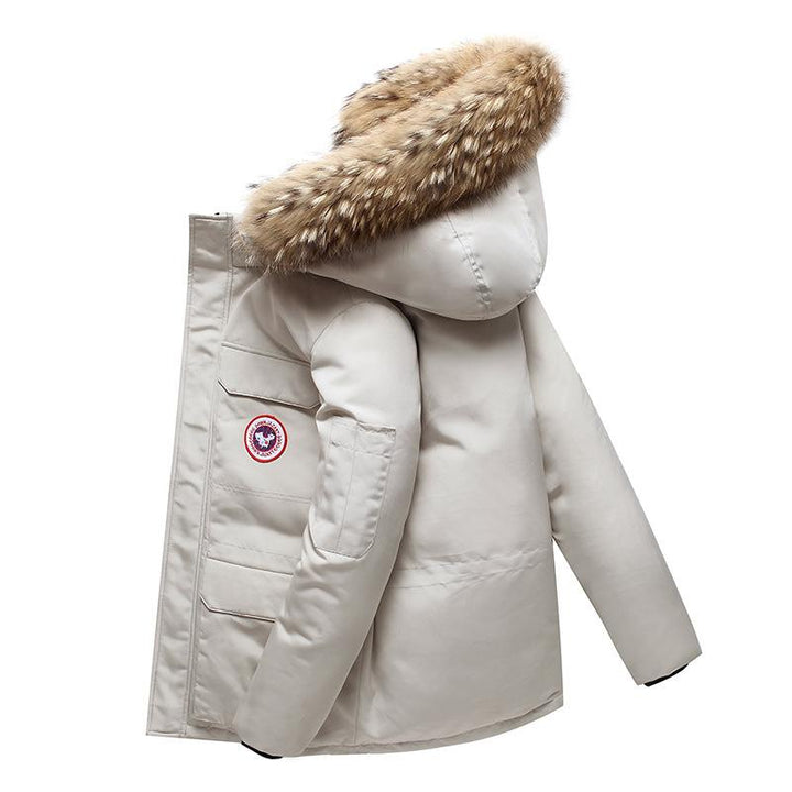 Pánská teplá polstrovaná parka | Středně dlouhá zimní bunda