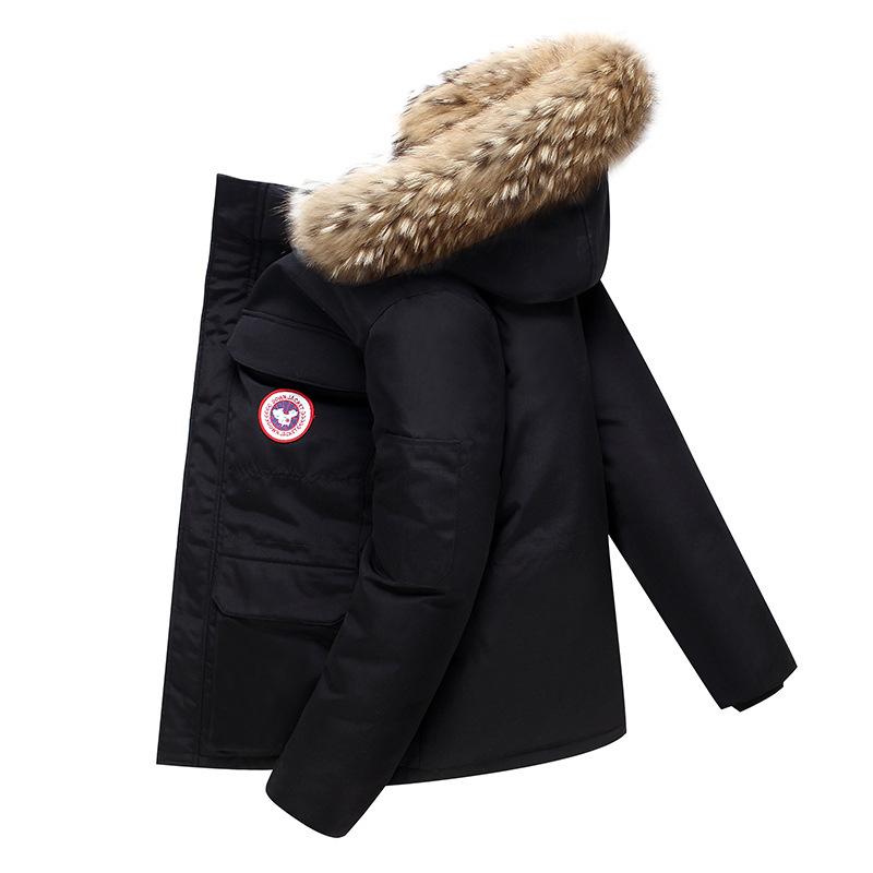 Pánská teplá polstrovaná parka | Středně dlouhá zimní bunda