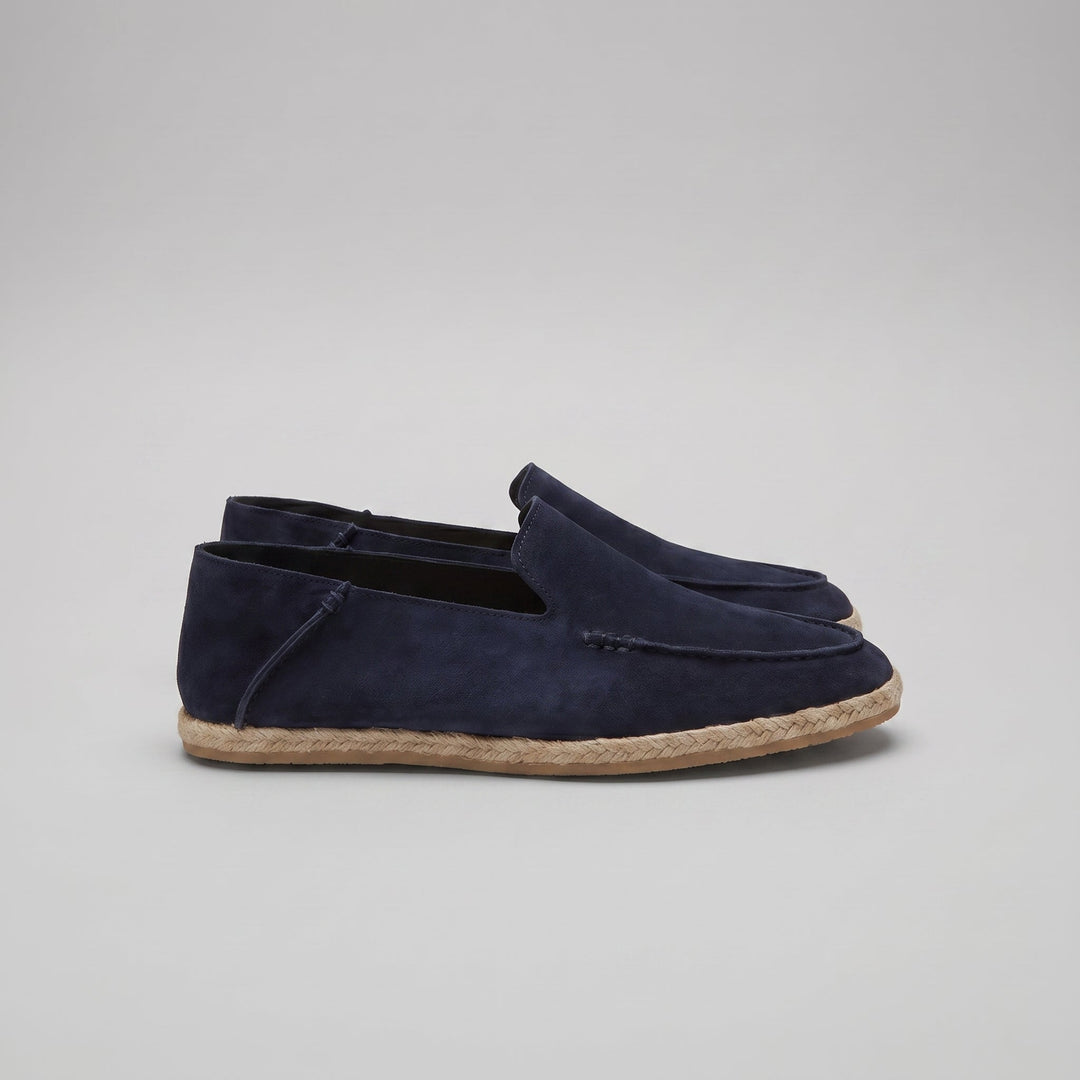 Herre Ruskind Stil Espadrille Hyttesko | Jute Beskær Sommar Glide-På