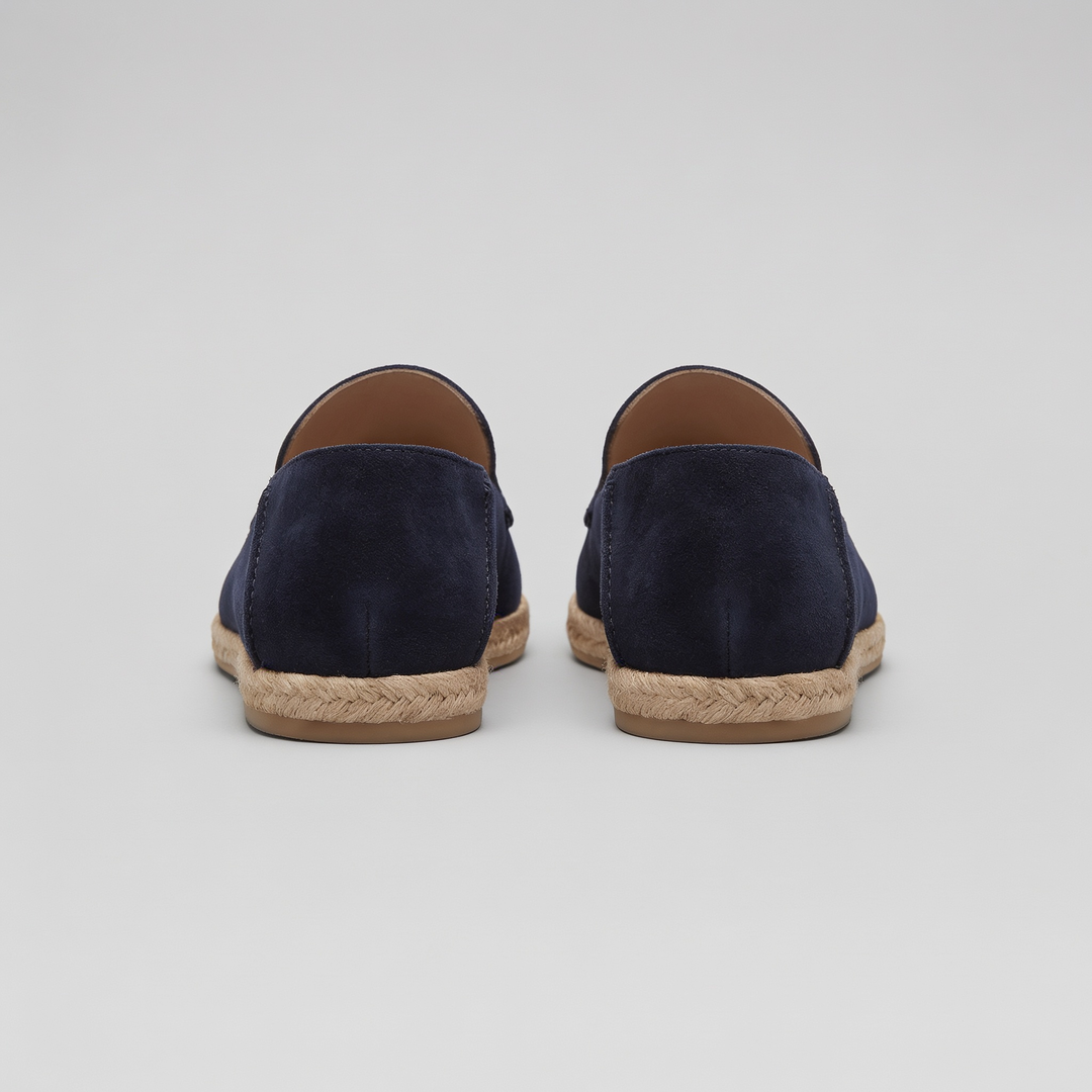 Herre Ruskind Stil Espadrille Hyttesko | Jute Beskær Sommar Glide-På