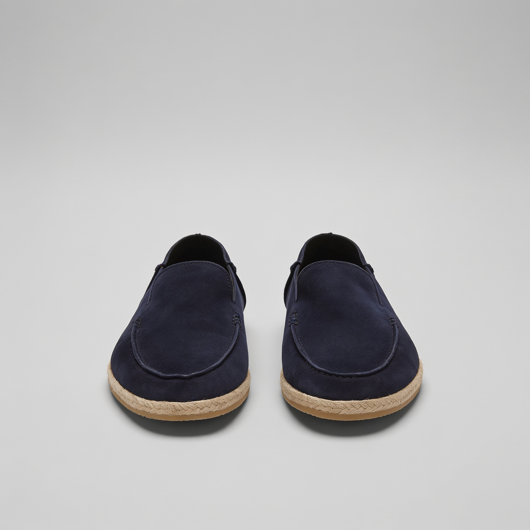 Herre Ruskind Stil Espadrille Hyttesko | Jute Beskær Sommar Glide-På