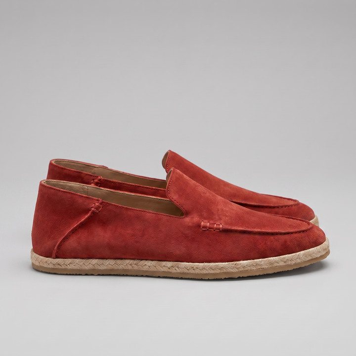 Herre Ruskind Stil Espadrille Hyttesko | Jute Beskær Sommar Glide-På