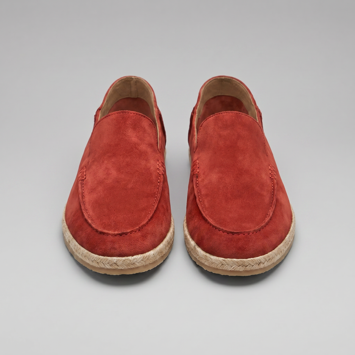 Herre Ruskind Stil Espadrille Hyttesko | Jute Beskær Sommar Glide-På