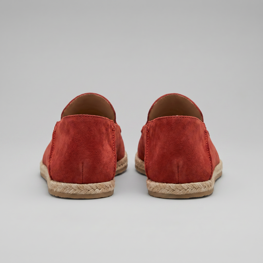 Herre Ruskind Stil Espadrille Hyttesko | Jute Beskær Sommar Glide-På