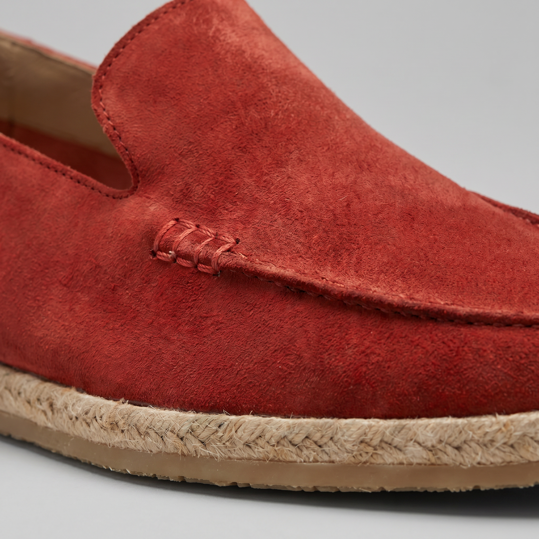 Herre Ruskind Stil Espadrille Hyttesko | Jute Beskær Sommar Glide-På