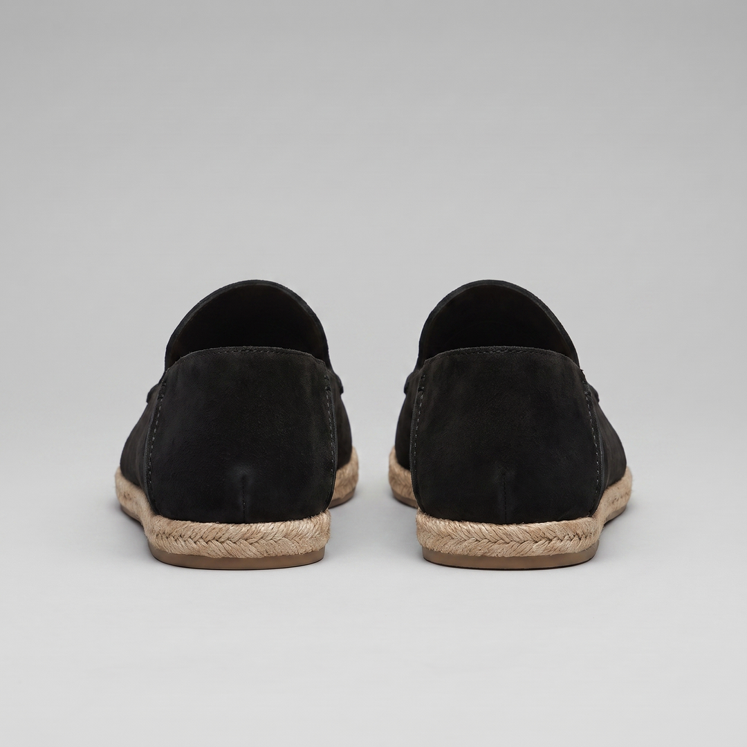 Herre Ruskind Stil Espadrille Hyttesko | Jute Beskær Sommar Glide-På