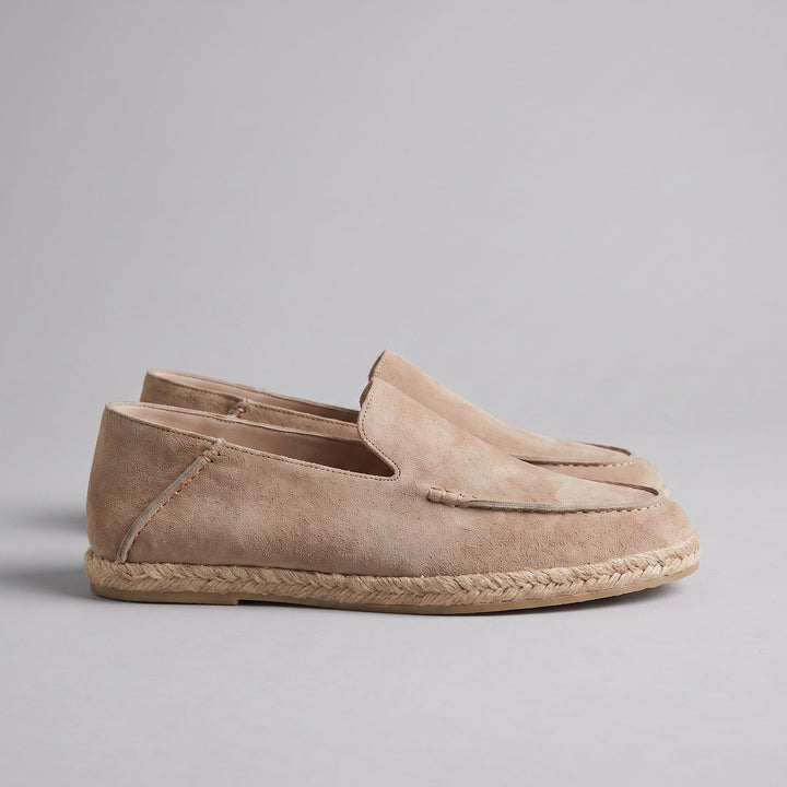 Herre Ruskind Stil Espadrille Hyttesko | Jute Beskær Sommar Glide-På