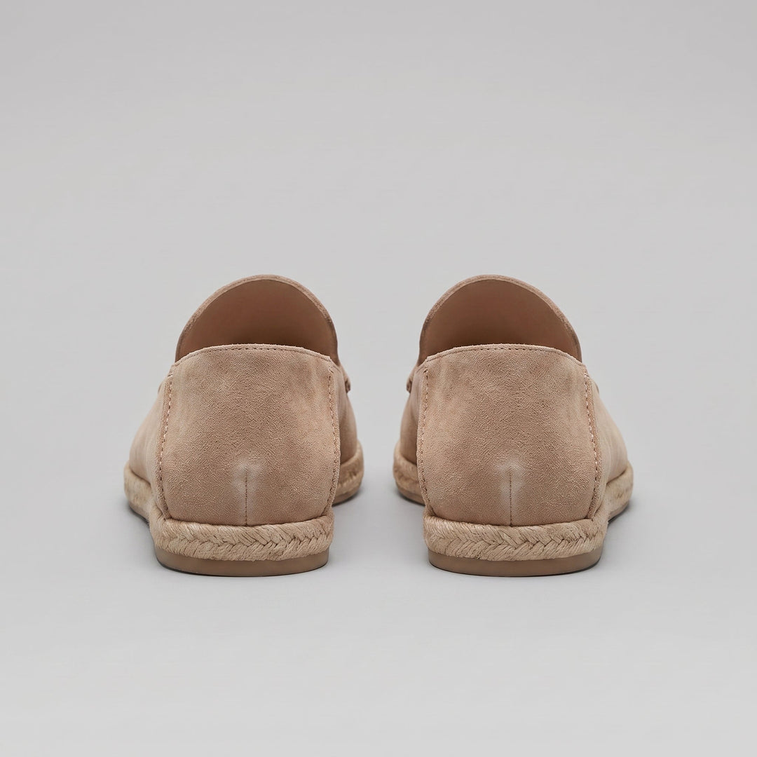 Herre Ruskind Stil Espadrille Hyttesko | Jute Beskær Sommar Glide-På