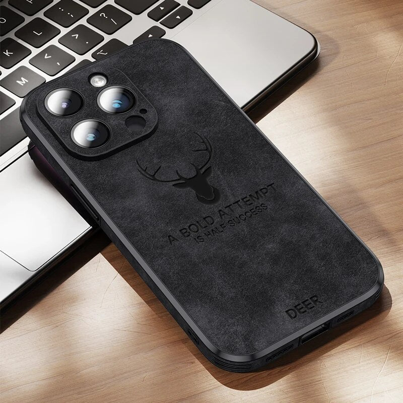 Kožené pouzdro na iPhone | Tenká ochrana odolná proti nárazům