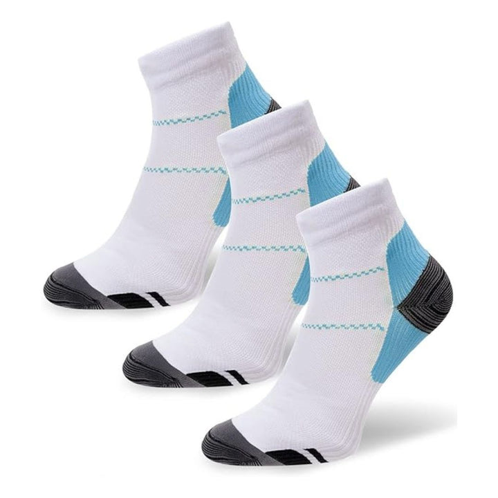 Unisex Kompressions Ankelstrømper | Ergonomisk Støtte 3-Pak