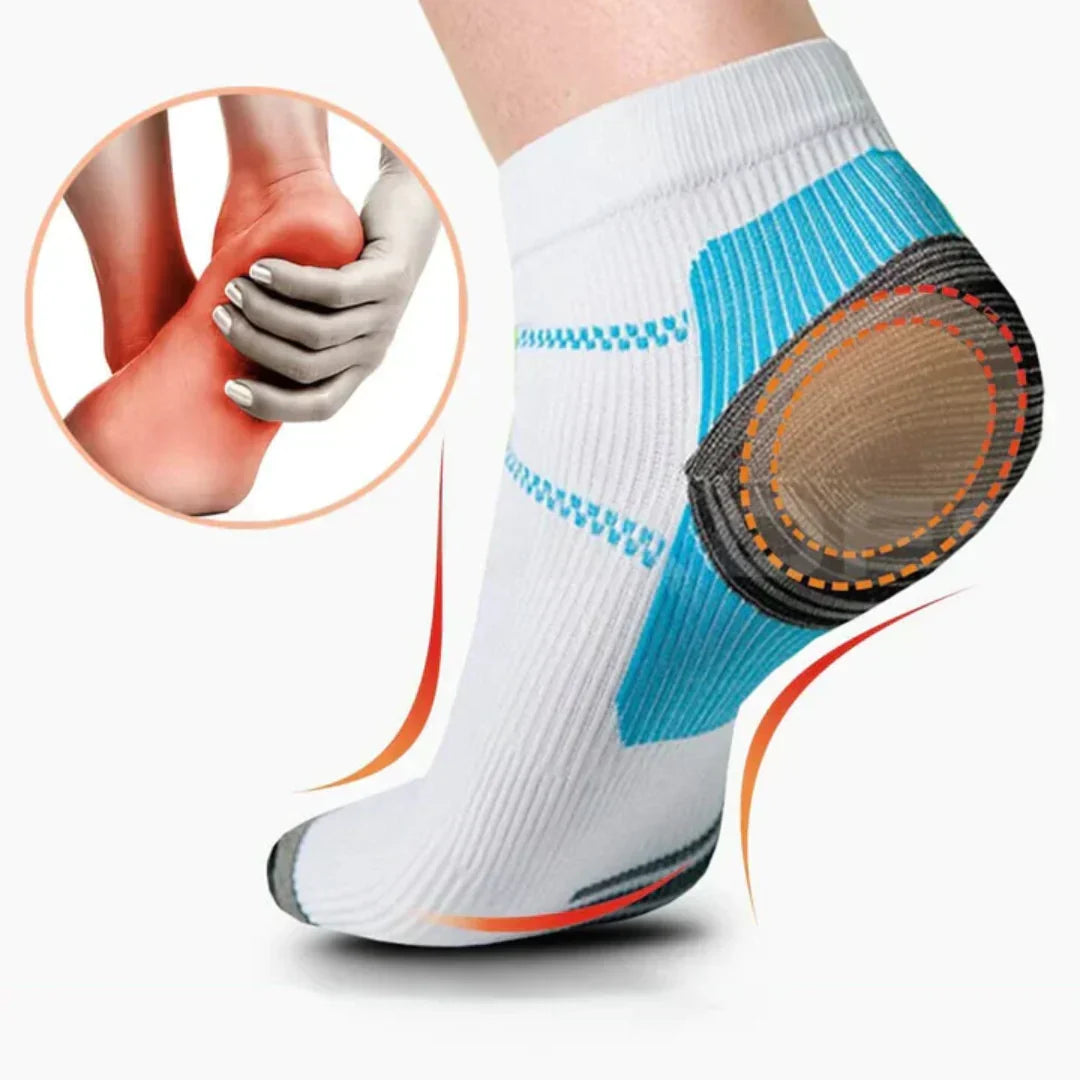 Unisex Kompressions Ankelstrømper | Ergonomisk Støtte 3-Pak