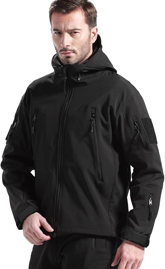 Ensemble de plein air pour homme résistant à l’eau | Veste et pantalon doublés en polaire