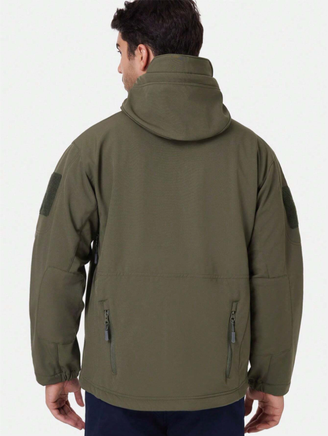Ensemble de plein air pour homme résistant à l’eau | Veste et pantalon doublés en polaire